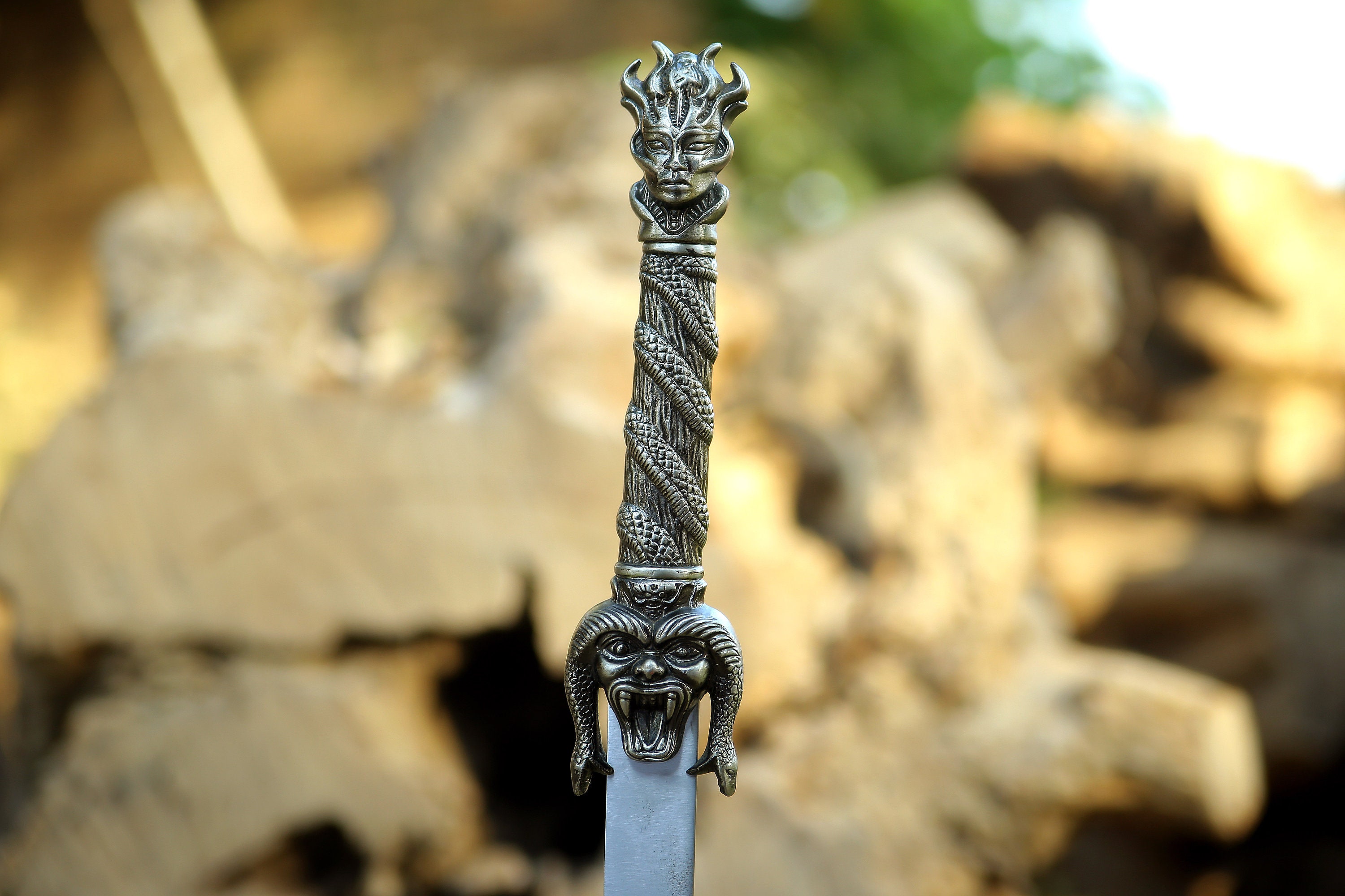 ⭐️カメリア⭐️トルコ製　シャムシール装飾刀　置物 Sikh weapon - Etsy 日本