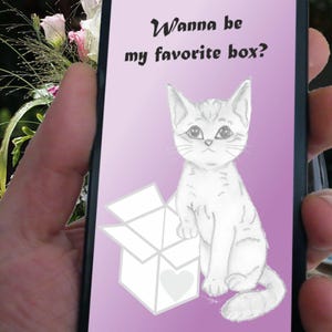 Cute  Cat  E-Card Valentine, Love, favorite human