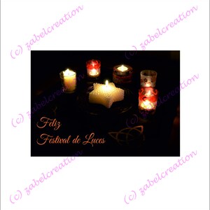 E-Card Feliz Festival de Luces, ES, spanish,español , MP4-file - also available in other languages