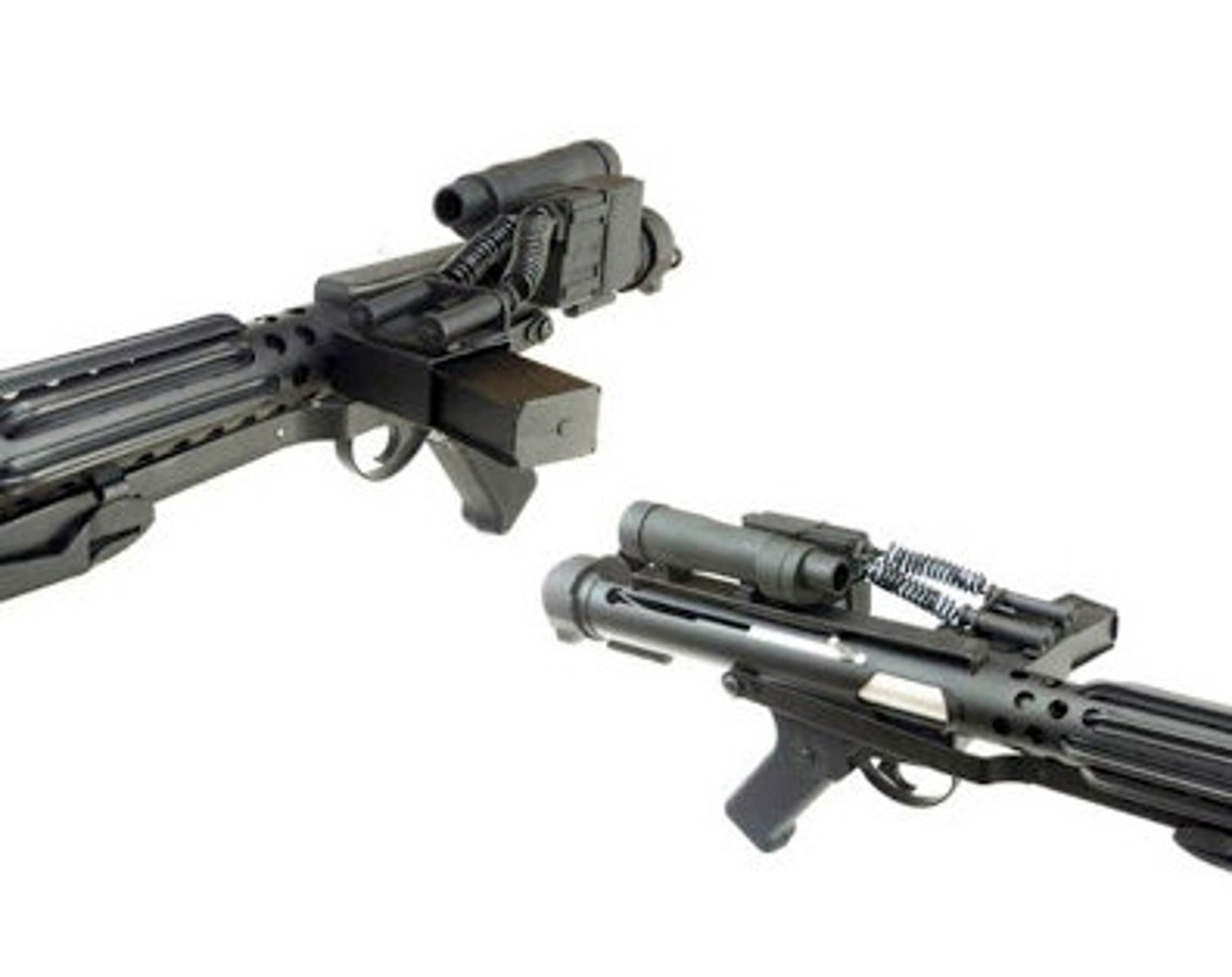 Star Wars E11 Blaster 3D Printed Model Kit | Etsy