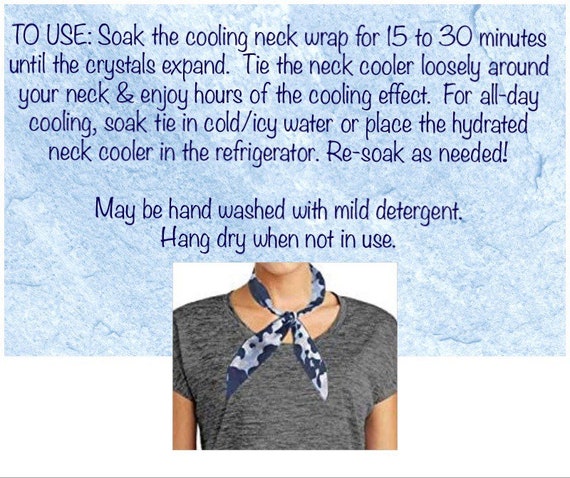 How To Make A Cooling Scarf/Neck Cooler. DIY Neck Cooler/Homemade Cooling  Scarf Instructional Video 