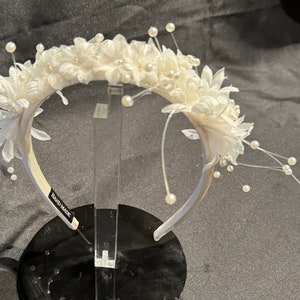 Beautiful Bridal Pearl Headband. Weddings, Engagement, Headpiece.