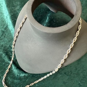 Heavy anchor chain necklace