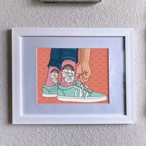 Viviendo mi vida más buena / Impresión DIGITAL de salud mental imprimible / Impresión digital 8x10 / Decoración de dormitorio / Decoración de oficina / Arte divertido imprimible