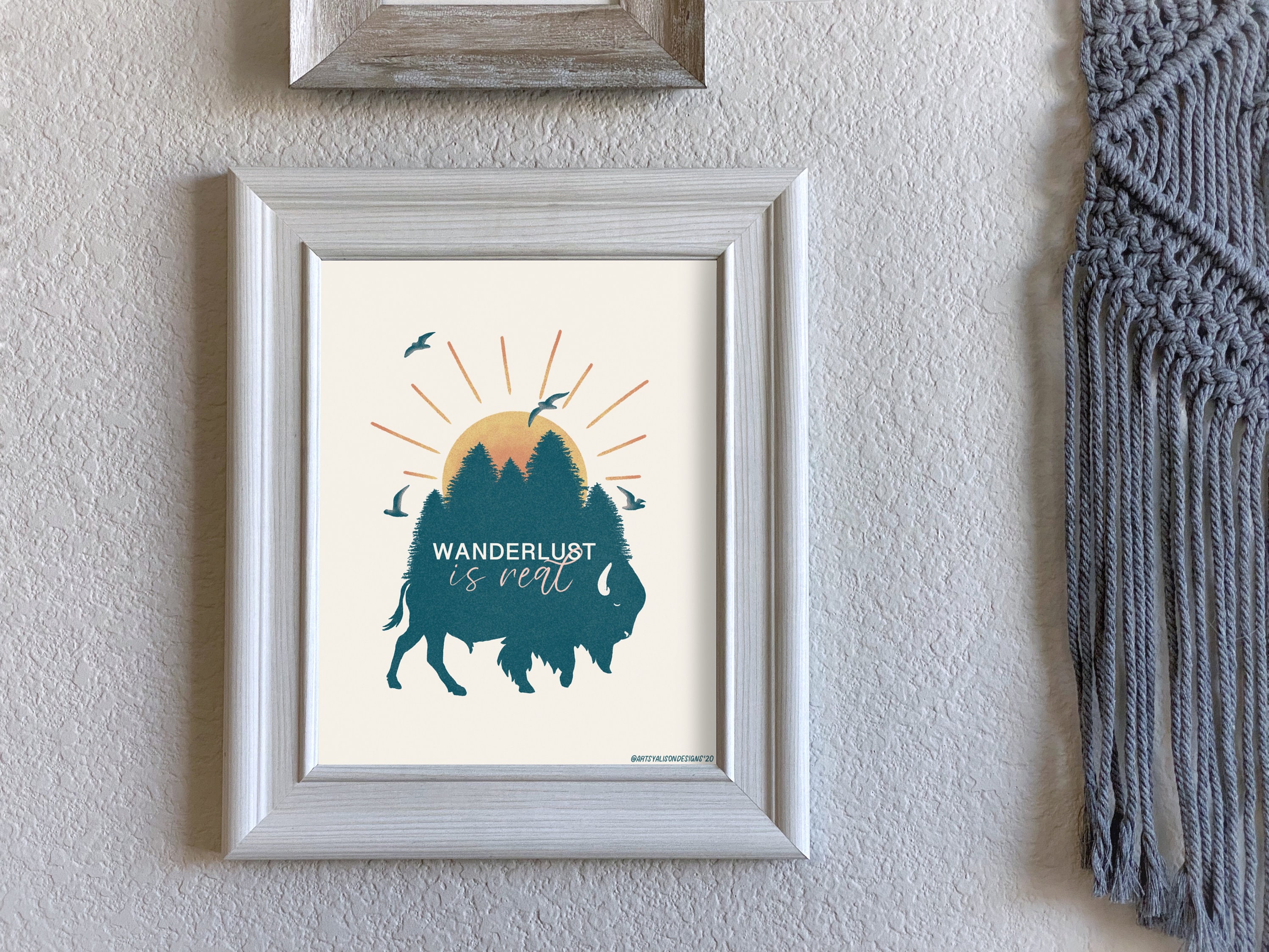 Wanderlust is Real DIGITAL Printable Wanderlust Print 8x10 Digital