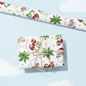 Buy CLEARANCE Mistlestoned Gift Wrap Paper Imperfect Sale Funny Christmas Wrapping  Paper Marijuana Theme Christmas Gift Wrap Weed Wrapping Paper Online in  India 