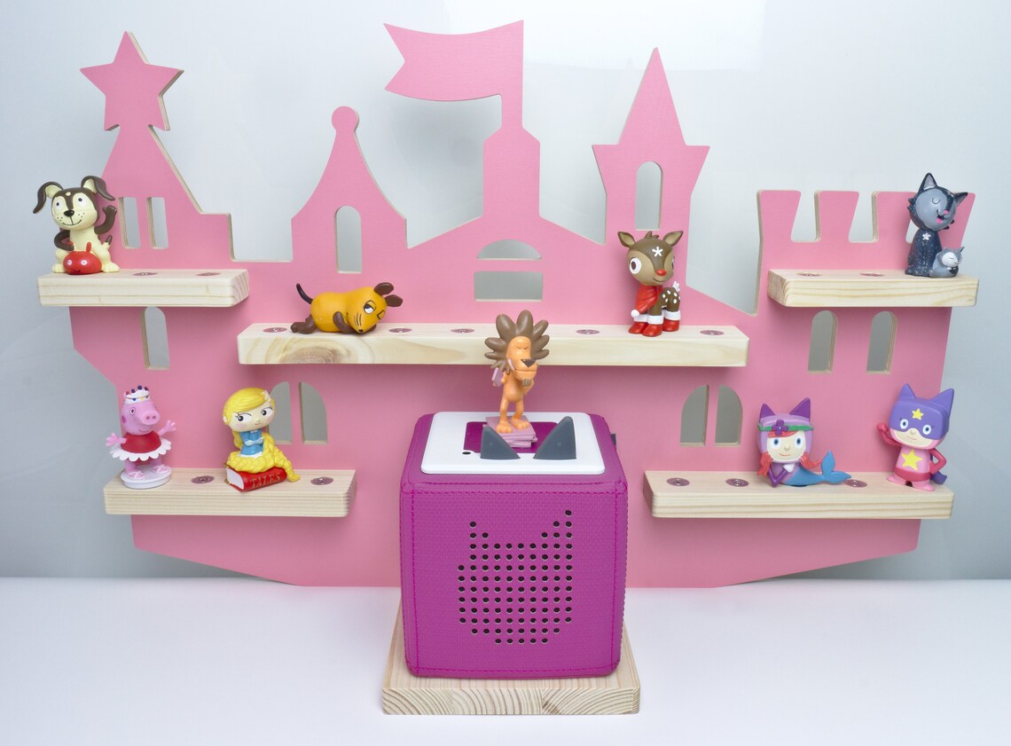 Shelf for Toniebox Storage for Tonie figures Castle Castle Etsy