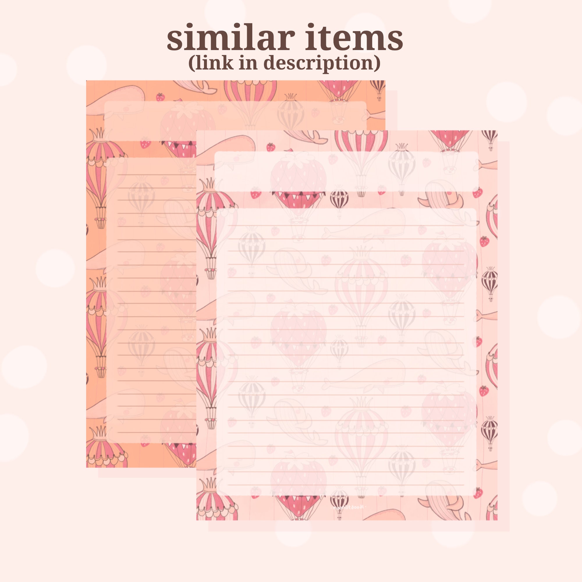 Printable Notes Cozy Fall US Letter & A4 Size Lined Unlined - Etsy
