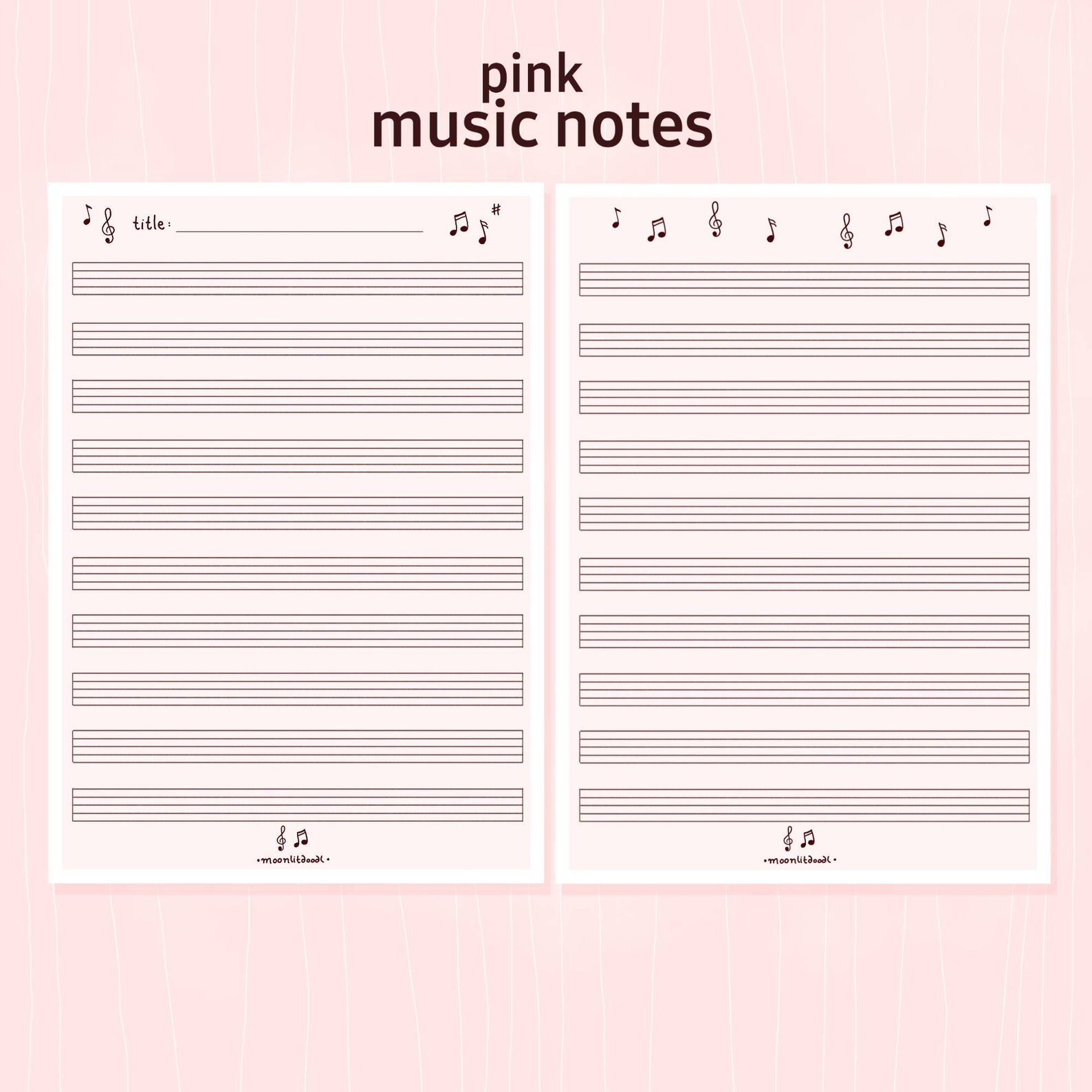 Blank Sheet Music Printable | A4 US Letter - Etsy UK