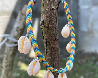 Cowrie shell bracelet