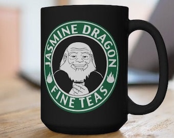 The Original Jasmine Dragon Tea House Mug, Jasmine Dragon Tea, Travel Mugs Avatar the Last Airbender