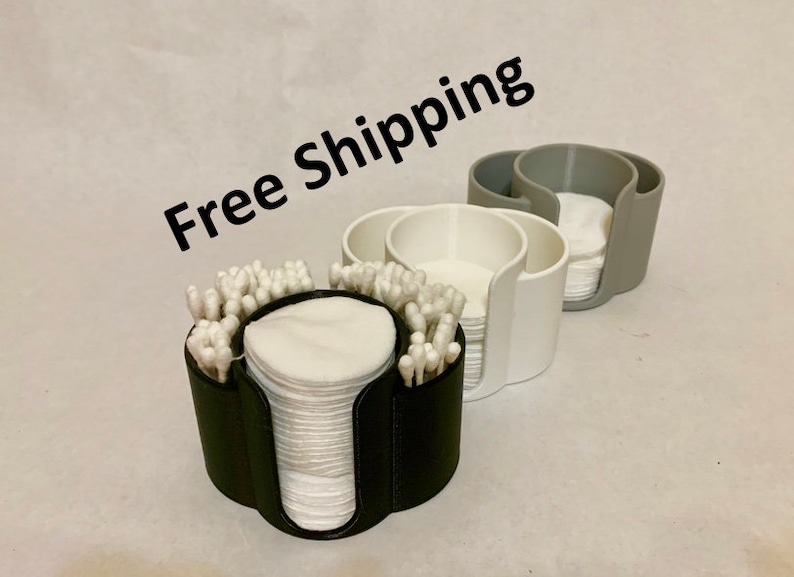 Makeup Remover and Qtip Organizer Cotton Swab Organizer Etsy