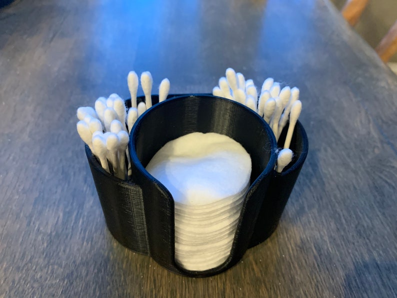Makeup Remover and Qtip Organizer Cotton Swab Organizer Etsy