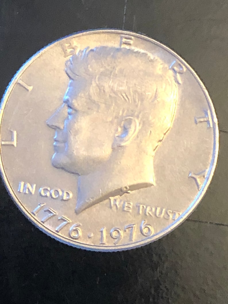 1776 1976 Jfk Bicentennial Rare Half Dollar Etsy