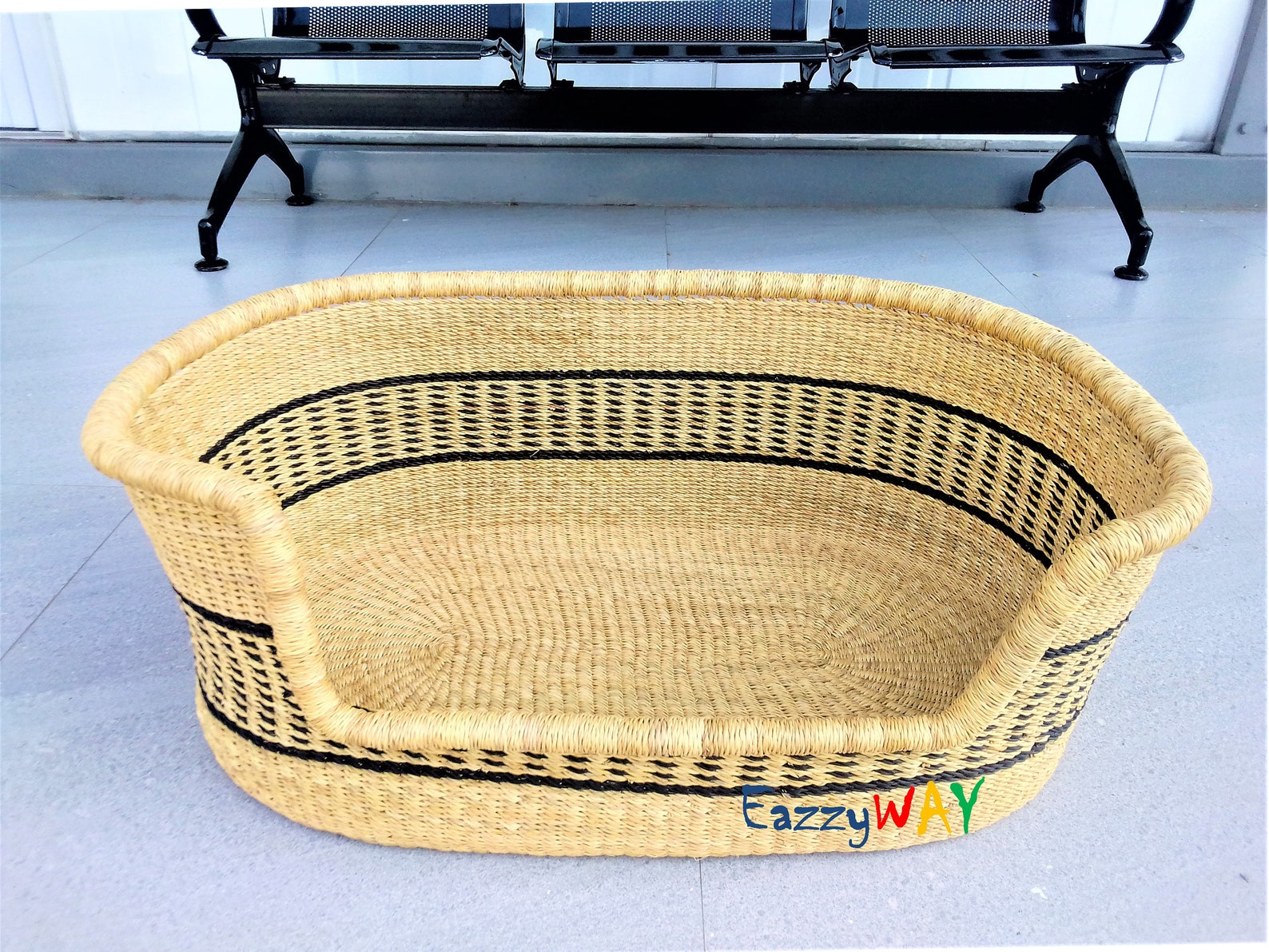 Woven Dog Basket Dog Bed Large Dog Bed Small Dog Bed Extra Etsy