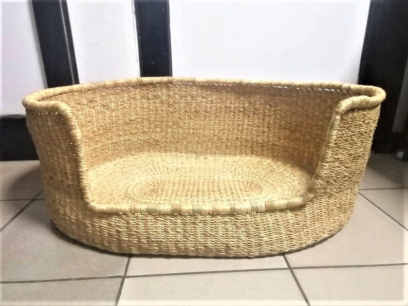 Woven Dog Basket Dog Bed Large Dog Bed Small Dog Bed Extra Etsy