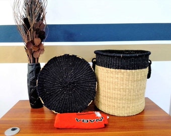 Laundry Basket With Lid, Large Laundry Basket, African Laundry Basket