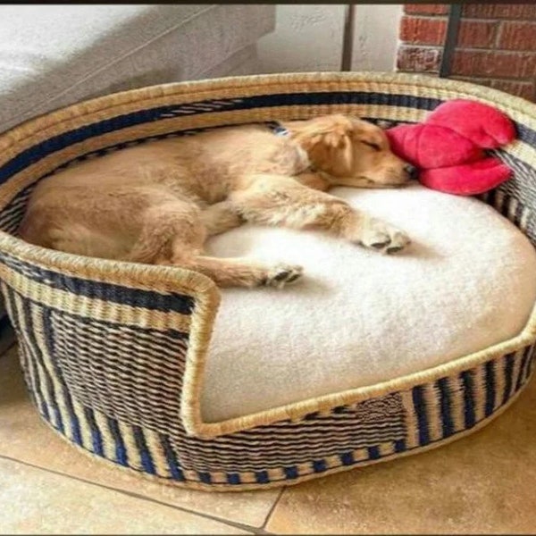 Dog/Cat Bed, Pet Bed, African Dog Bed, Toy Basket For Dog, Gift For Dog Lovers, dog parent gift, pet beds, dog bed furniture, dog supplies