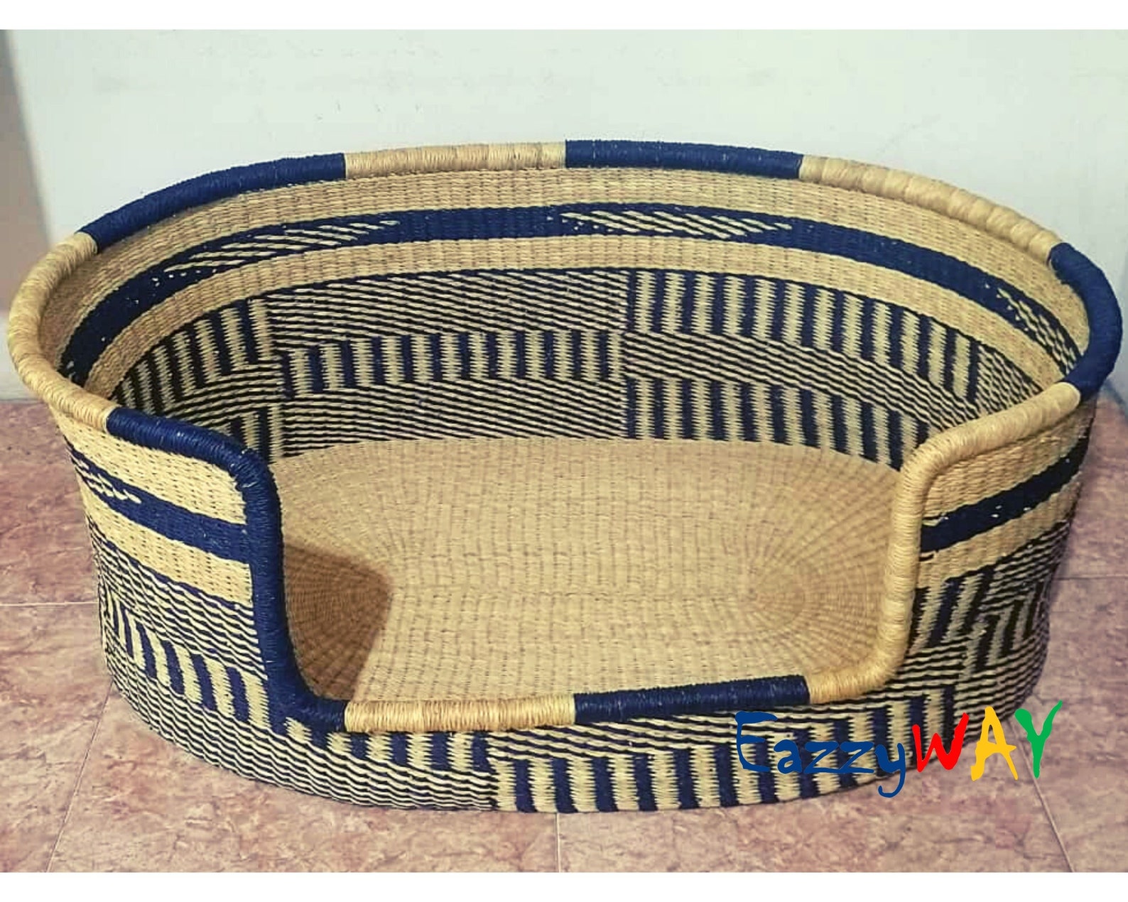 Large Dog Bed Basket Small Dog Bed Extra Large Dog Bed Dog Etsy UK