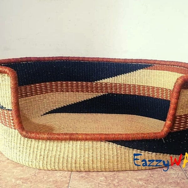 Dog Basket Bed, Handmade Dog Bed, Large Dog Bed, Small Dog Bed, Extra Large Dog Bed, Dog House, African Dog Bed, Pet Bed