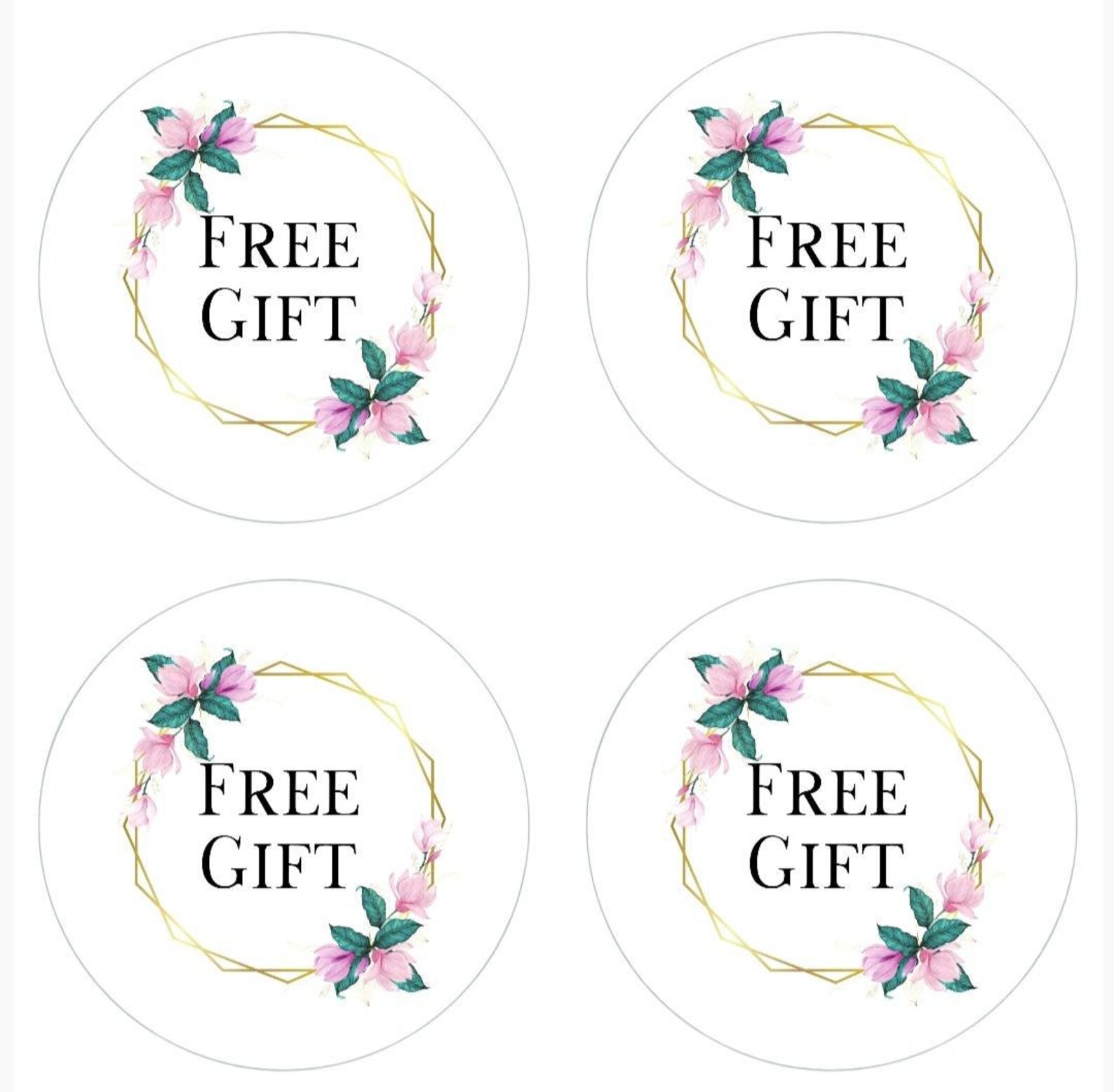Free Gift Sticker Freebie Sticker Free Sample Sticker | Etsy