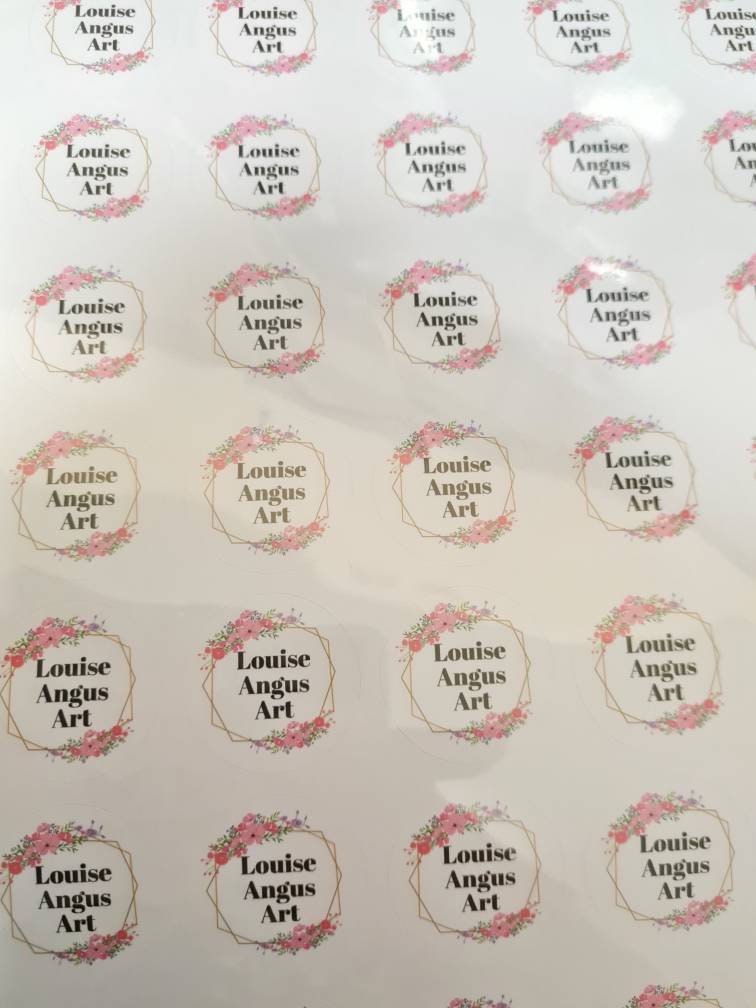 Personalised Stickers Business Stationery Happy Post Etsy UK