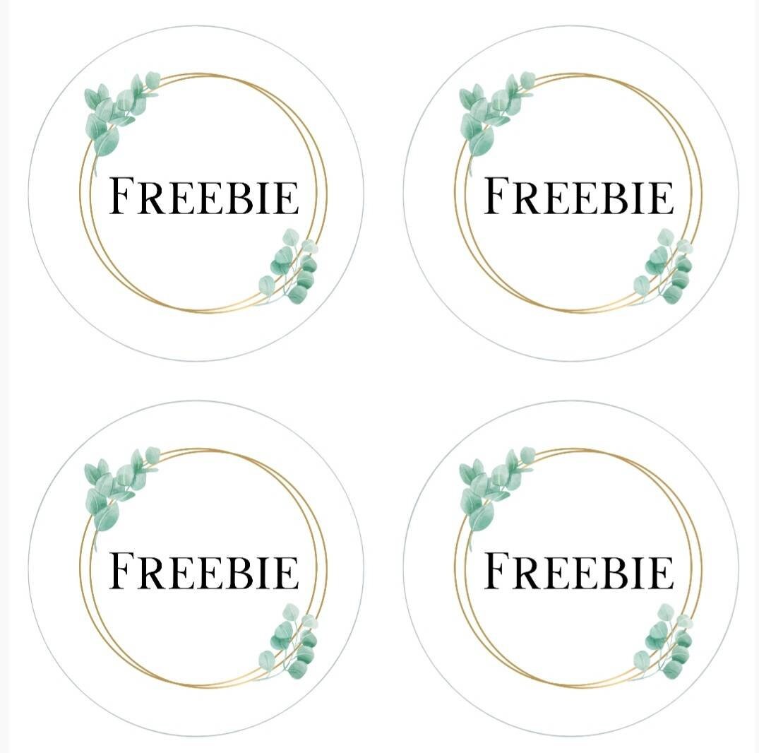 Free Gift Sticker Freebie Sticker Free Sample Sticker Etsy
