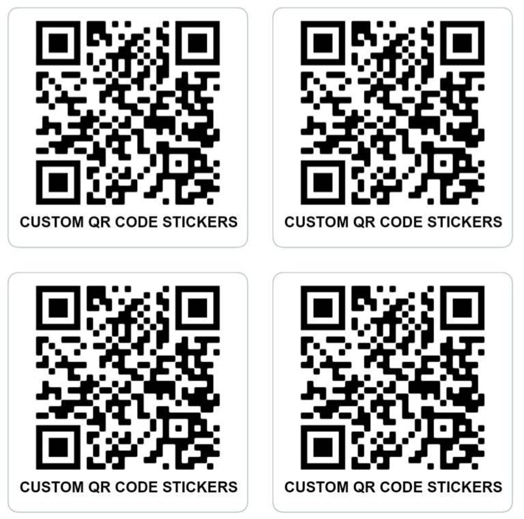 QR Code Stickers Custom QR Code Labels Small Business Etsy UK