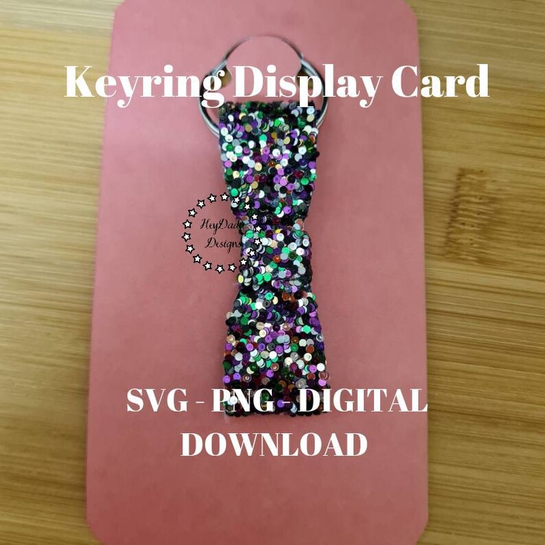Download Keyring Display Card SVG Keychain Template Tag SVG Keyring ...