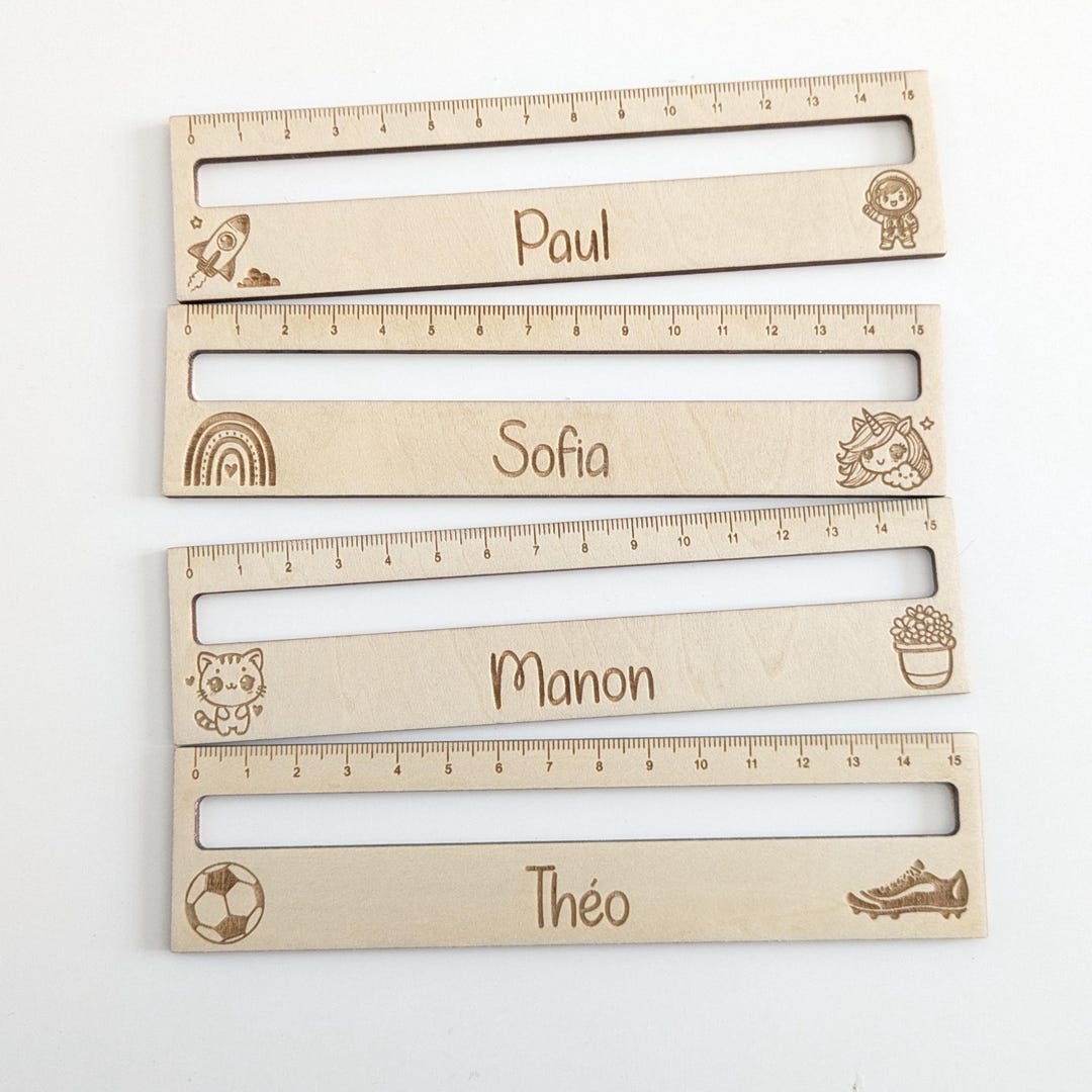 Personalized Wooden Reading Ruler - Etsy