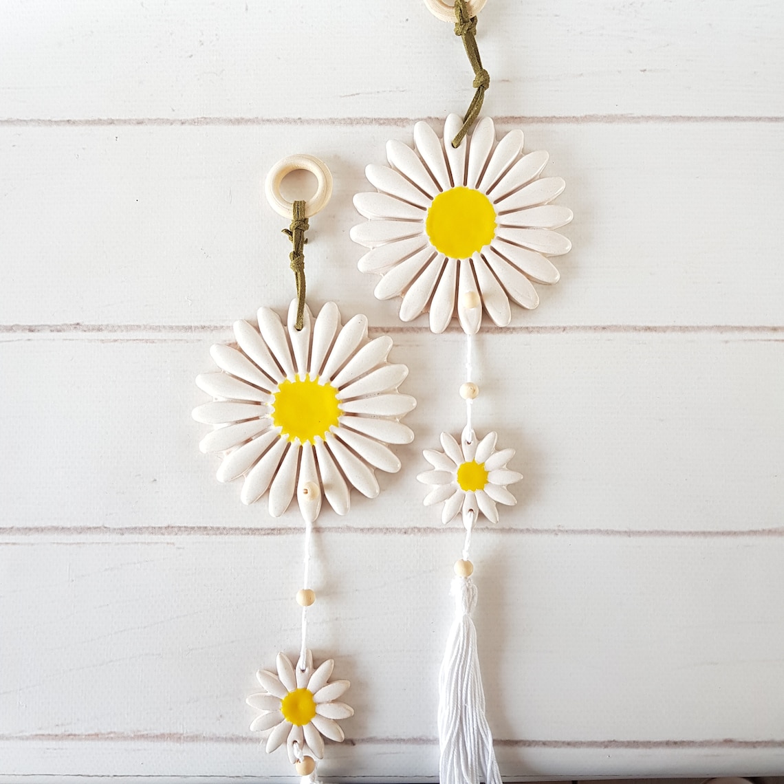 Daisy Wall Hanging Flower Wall Decor for Bedroom Chamomile Etsy