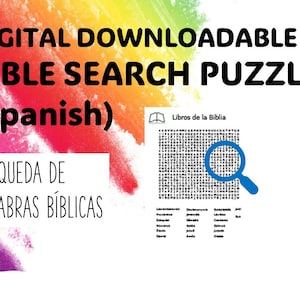 Fun Bible Word Search (Español / Spanish)