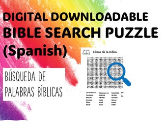 Fun Bible Word Search (Español / Spanish)