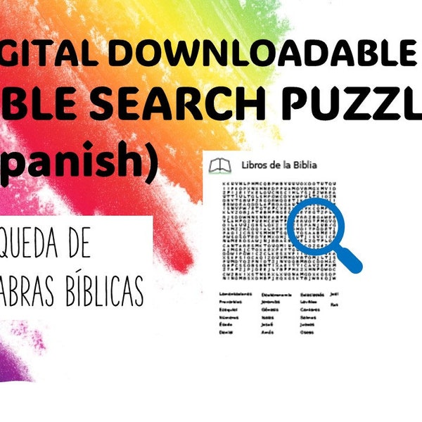 Fun Bible Word Search (Español / Spanish)