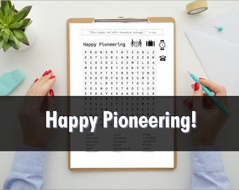 Pioneer Gift Idea | JW Gift | Pioneer Service School | Pioneer Gift Item | Instant Download | Printable