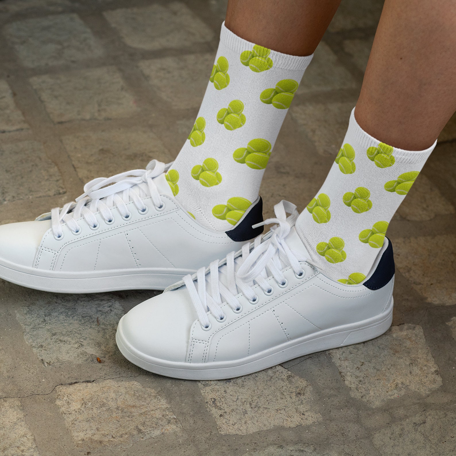 Tennis Balls Sock Great gift for the Tennis Fan Etsy