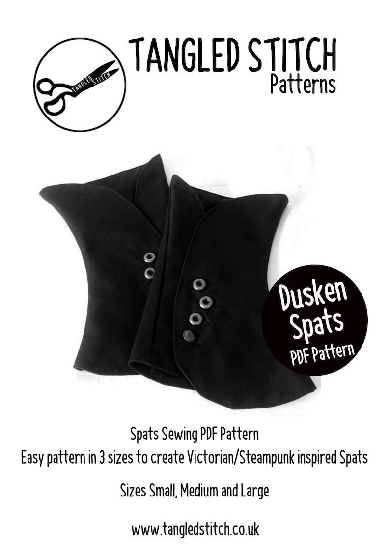 Spats, Gaiters, Puttees – Vintage Shoes Covers Dusken Spats PDF Pattern - Independent Sewing Pattern Steampunk Victorian Burlesque Accessory $8.55 AT vintagedancer.com