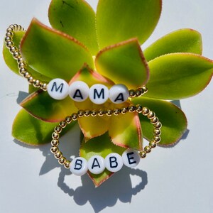 Mama und mich Armbänder | Personalisierte