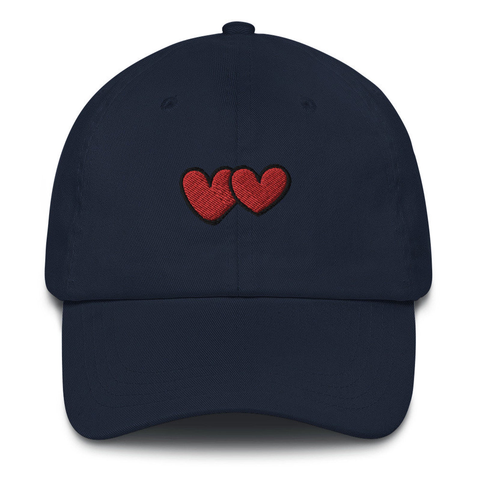 Love red heart Embroidered hat Premium 3D Embroidered Etsy