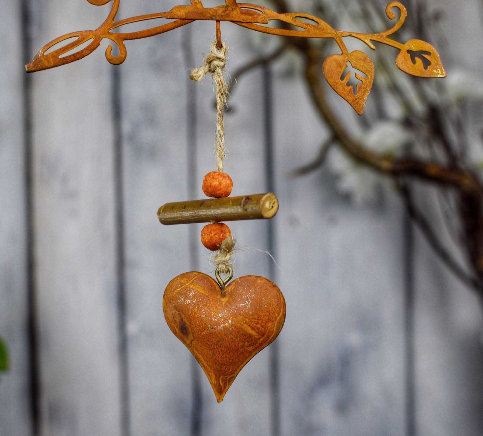 Rostdeko Garten Vogel zum hängen Etsy.de