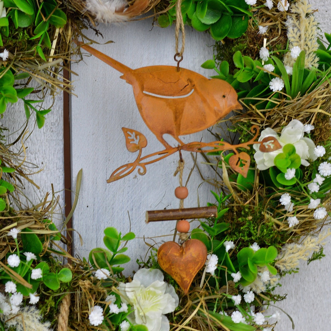 Rostdeko Garten Vogel zum hängen Etsy.de