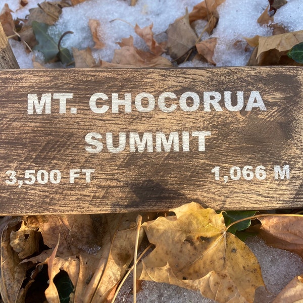 Mount Chocorua 52 With A View NH summit sign