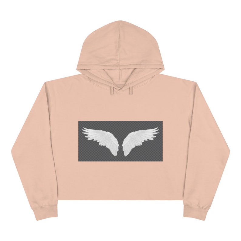 Angel Wings Crop Hoodie