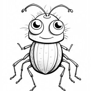 65 Printable Bugs and Insects  Coloring Pages For Kids ,Coloring Sheets for Children - Digital Download,Instant Download