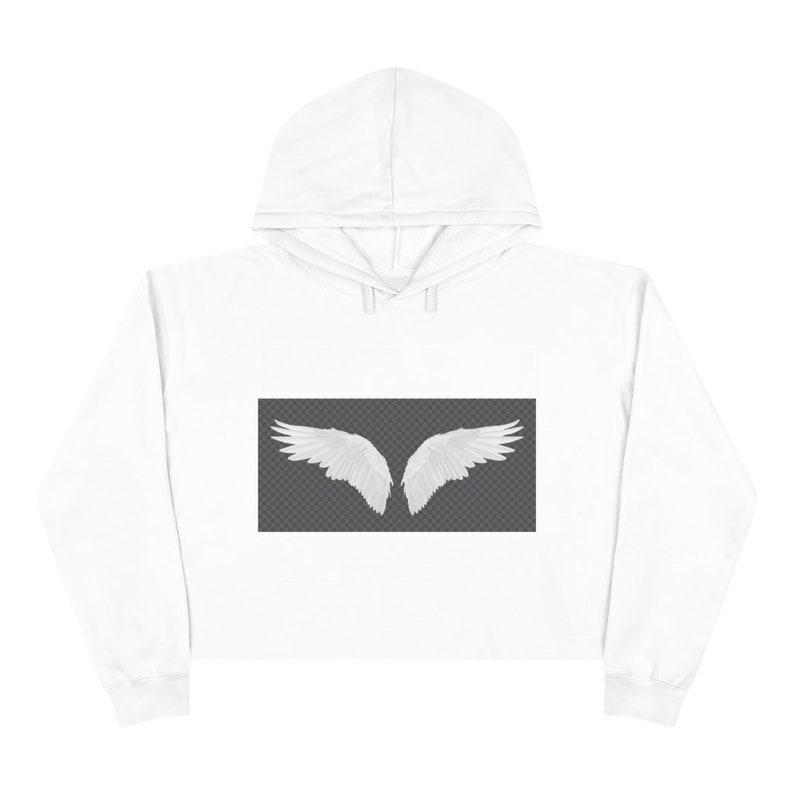 Angel Wings Crop Hoodie