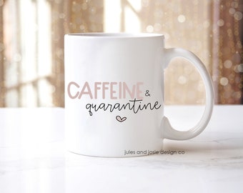 quarantine coffee mug Coronavirus Coffee Mug Eat Sleep Quarantine Repeat