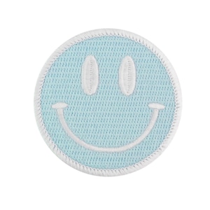Parche Termoadhesivo Smiley Azul