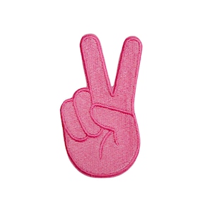 Pink Peace Stick-on Patch