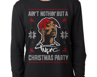 2pac christmas sweater