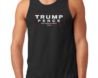Make Christmas Great Again Women/'s Burnout Racerback Tank Top Donald Trump Gift